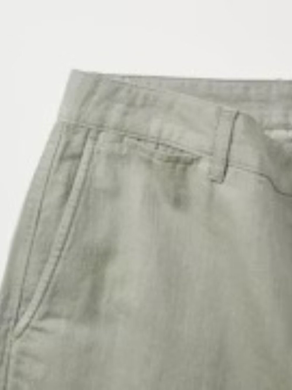 Flint & Tinder - Cotton Linen Chino - Straight - 34W x 32L - Picture 3 of 7